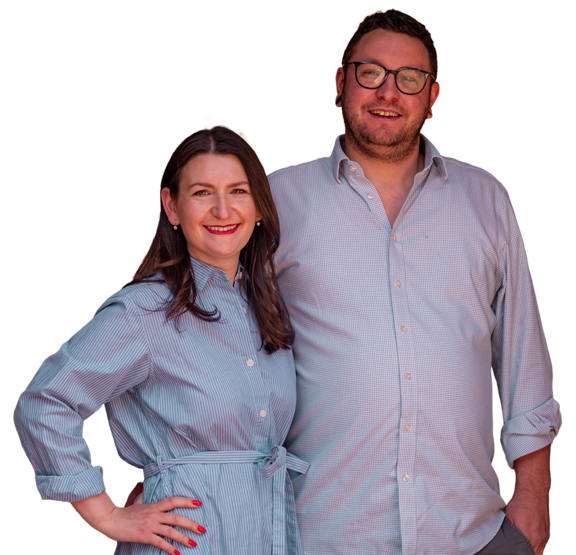 Gastgeber Marleen und Felix
