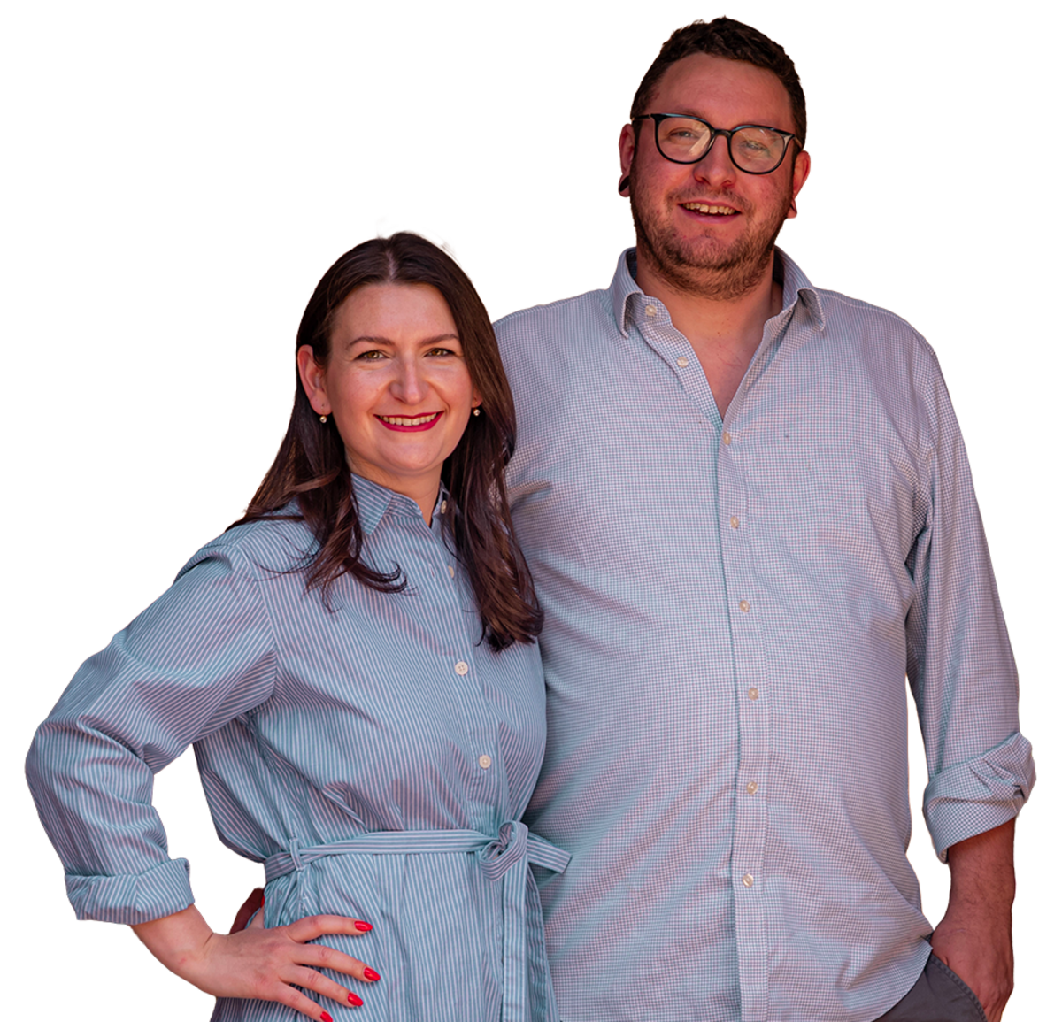 Gastgeber Marleen und Felix