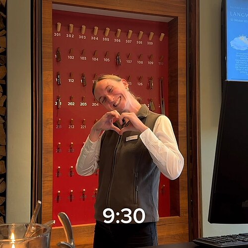 Bevor sich jemand beschwert: Wir freuen uns natürlich über jede Minute mit euch. Unsere Housekeeping-Kollegen hätten nur...
